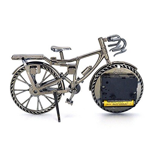 Digital Clock Desk Clock Retro Design Desk Bike Designers Clock Decoration White Steel Household Table Desk N3