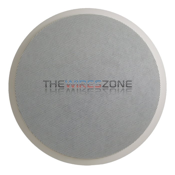 White 2-Way 6.5" 100 Watt 6 Ohms In-Ceiling Tilted Home Theater Speaker (pair)