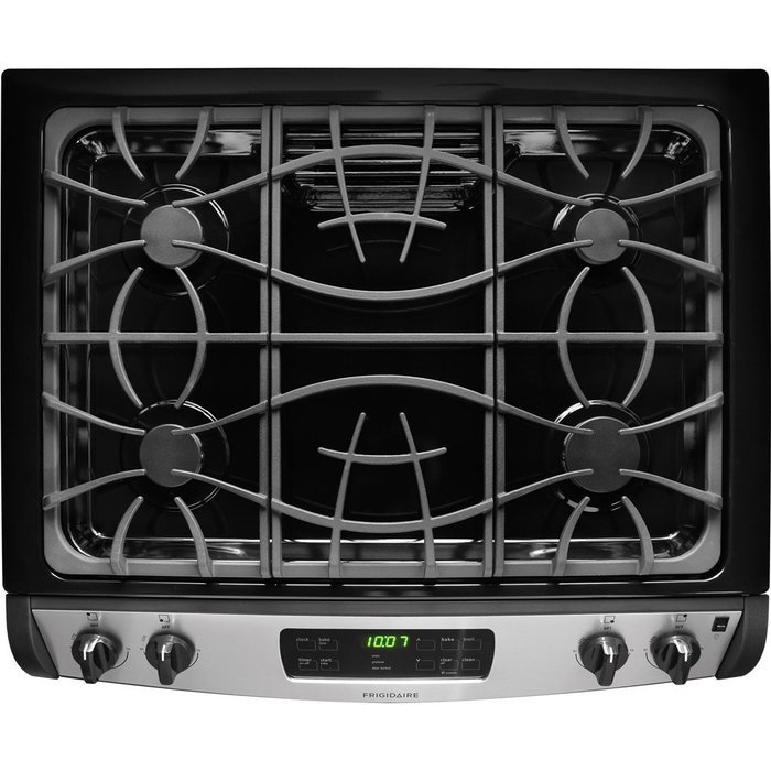 Frigidaire FFGS3025PS 30" Stainless Steel Gas SlideIn Sealed Burner