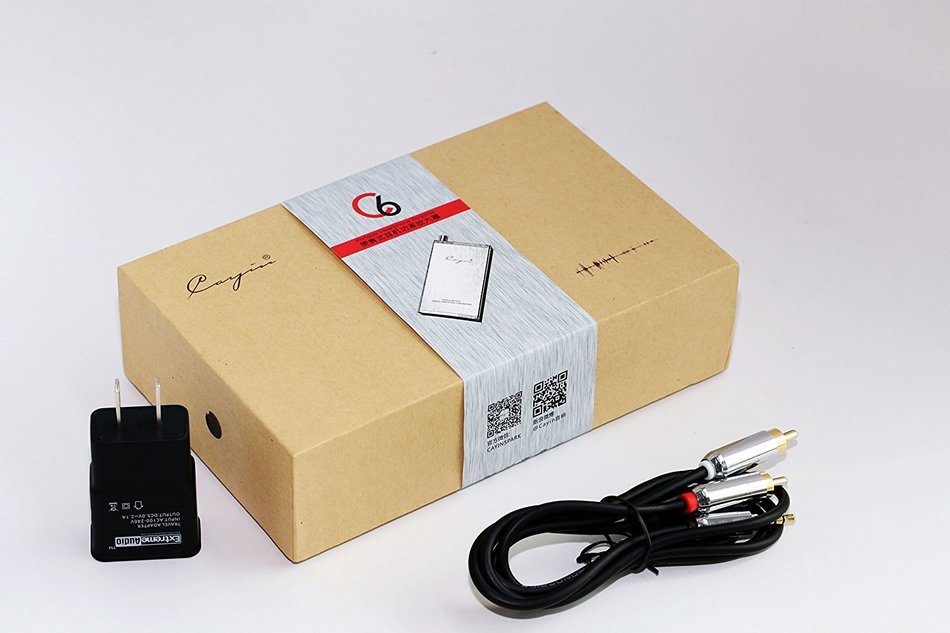 Cayin C6 Portable HIFI Audio Headphone Amplifier WM8741 DAC -Black Brushed Metal (USA Warranty)
