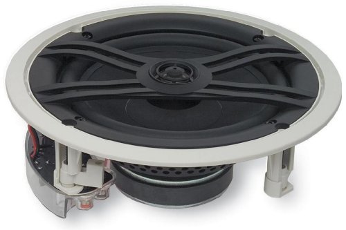 Yamaha Natural Sound Custom Easy-to-install In-Ceiling Flush Mount 2-Way 120 watts Speaker (Set of 4) with 1