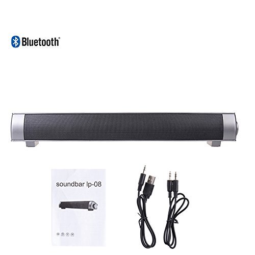 Jumphigh Sound Bar Wireless Subwoofer 3.0 Bluetooth Speaker 10W Small TV Soundbar Bluetooth Receiver Stereo Super... N3