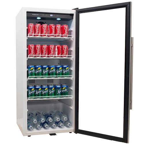 EdgeStar 8.6 Cu. Ft. Commercial Beverage Merchandiser - White and Stainless Steel N2