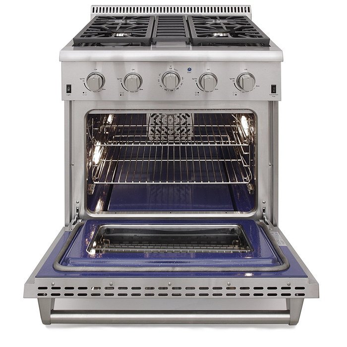 Kucht KRG3080U/LP 30" Professional-Class Gas Range Convection Oven in Stainless Steel