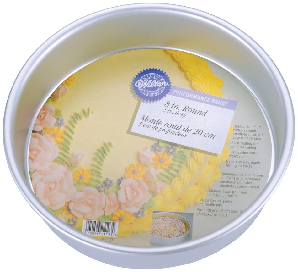 Brand New Performance Cake Pan-Round 8""X2"" Brand New
