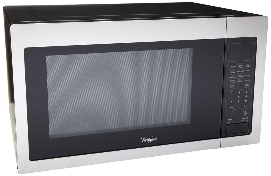 Whirlpool WMC30516AS 1.6 Cu. Ft. Stainless Steel Countertop Microwave