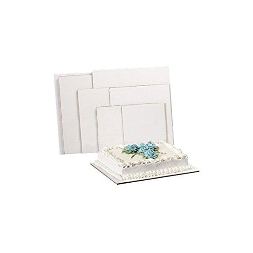 12" x 12" White Corrugated Cake Boards - 100 per case 1212BD Vineland Packaging Corp.