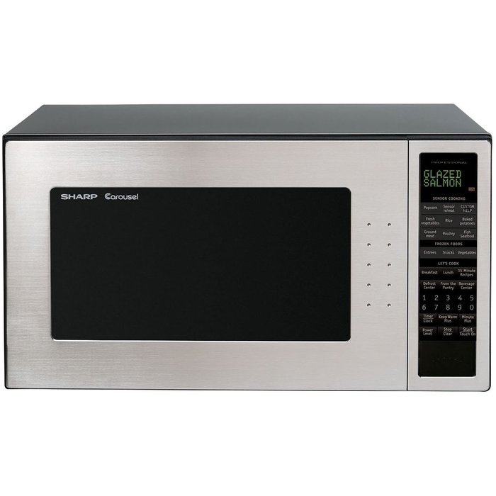 Sharp R-530EST 2.0 cu. ft. 1200W Countertop Microwave Oven with, 13 Sensor Cook Settings and 8 Defrost Options...