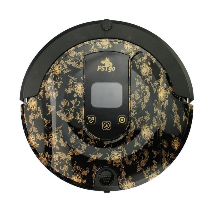 Robot Vacuum Cleaner, FSTgo FR-808 B Robotic Cleaner (Sweep, Dry Mop, Vacuum Clean, UV Sterilization,Drop-Sensing... N6