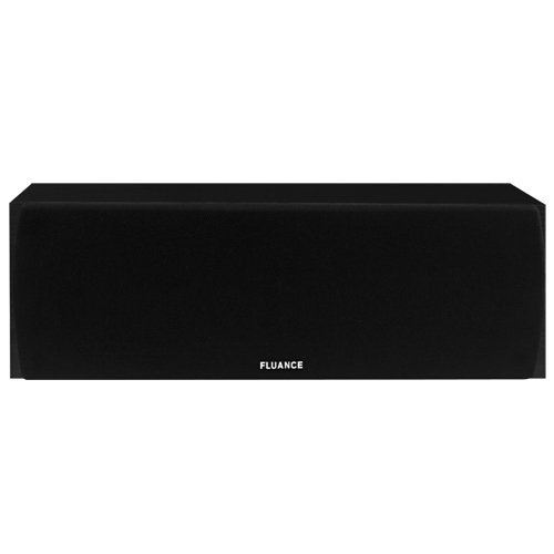 Fluance SXC High Definition Two-way Center Channel Speaker for Home Theater Surround Sound Systems-Black N3