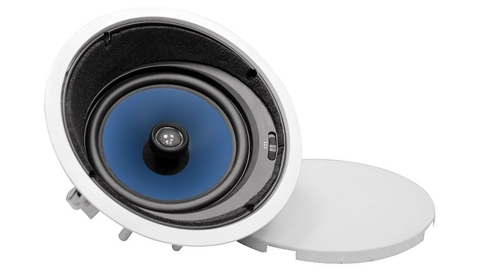 82W Silver Ticket In-Wall In-Ceiling Speaker with Pivoting Tweeter (8 Inch in-wall) N12