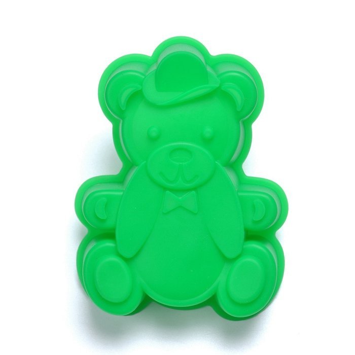 Xinka Novelty Silicone Pastry Mold - Cake Mold - Bear Family Christmas Holiday Silicone Baking Mold Cake Pan Set... N6