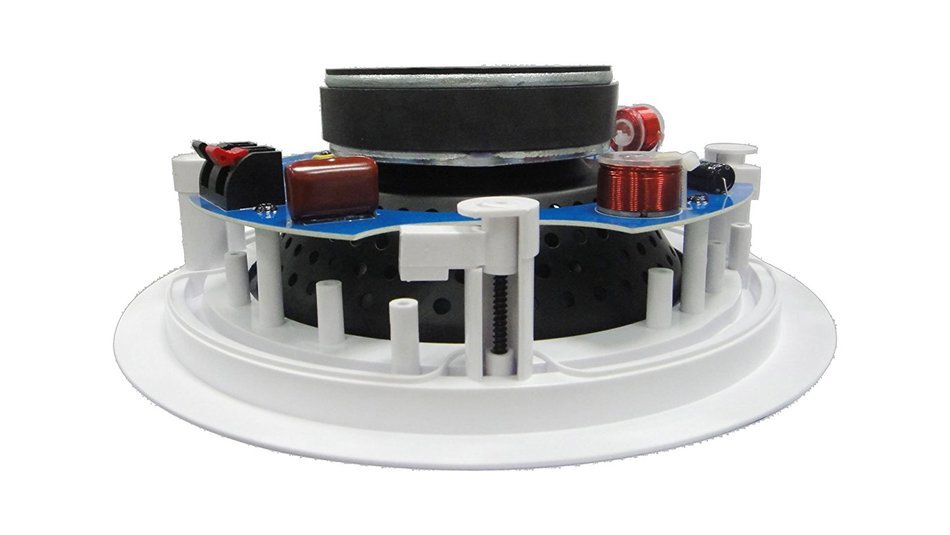82W Silver Ticket In-Wall In-Ceiling Speaker with Pivoting Tweeter (8 Inch in-wall) N17