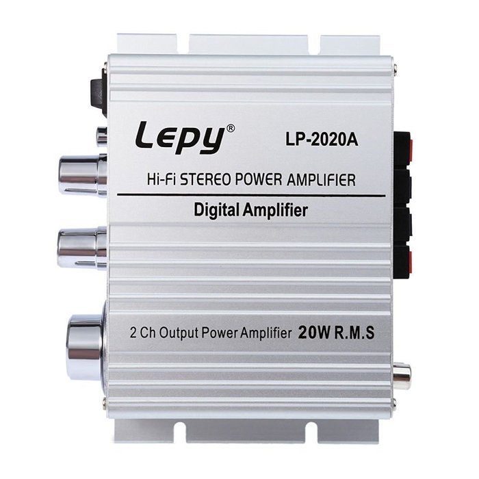 Starcn Sliver LP-2020A Lepai Class-D Hi-Fi Audio Mini Amplifier with Power Supply N4