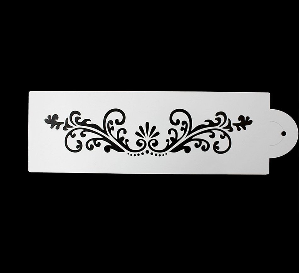 GogoForward Powdered Sugar Cake Spray Mold Screen Printing Mold DIY Bakeware (Love Model) N8