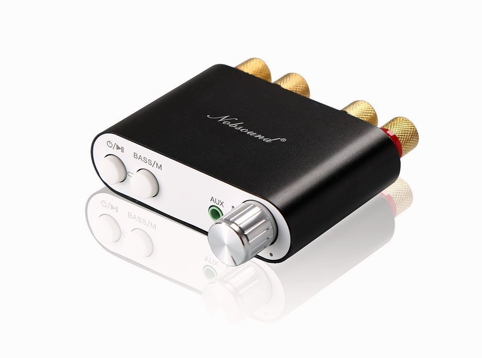 Nobsound NS-10G Mini Bluetooth 4.0 Digital Amplifier 100W HiFi Amp with Power Supply (Blue) N36