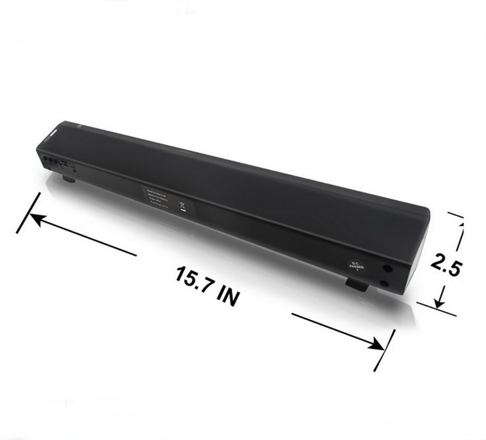 [2016 New Release] 4.0 Bluetooth Mini LP-08 Soundbar USB MP3 Player Wireless Bluetooth Household Speaker for Handfree... N6