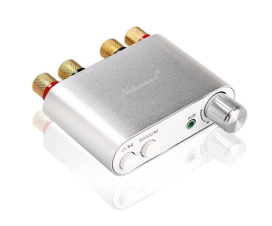 Nobsound NS-10G Mini Bluetooth 4.0 Digital Amplifier 100W HiFi Amp with Power Supply (Blue) N39