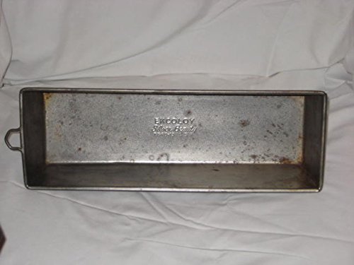 Ekcoloy Silver Beauty Tin Cake Baking Pan / Meat Pate Mold Tureen N3
