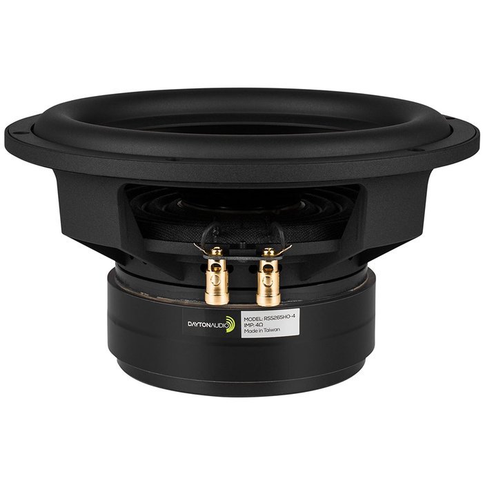 Dayton Audio RSS265HO-4 10" Reference HO Subwoofer 4 Ohm N2