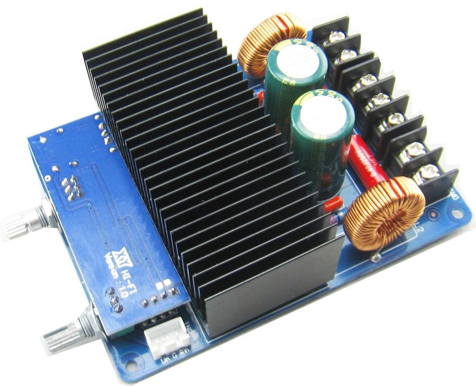 Yeeco High-Power Digital D Class Power Amplifier Board Dual DC&plusmn;20-&plusmn;25V 140W Super Bass Audio Speakers Power Amp...