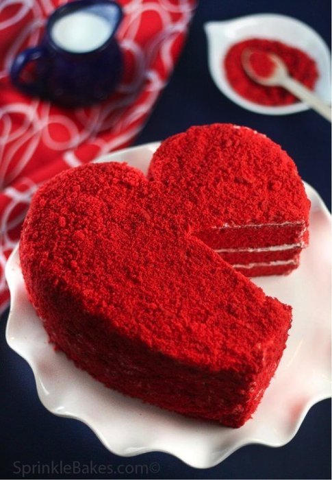 Vanika Non-Stick Heart Shaped Springform Cake Pan N6