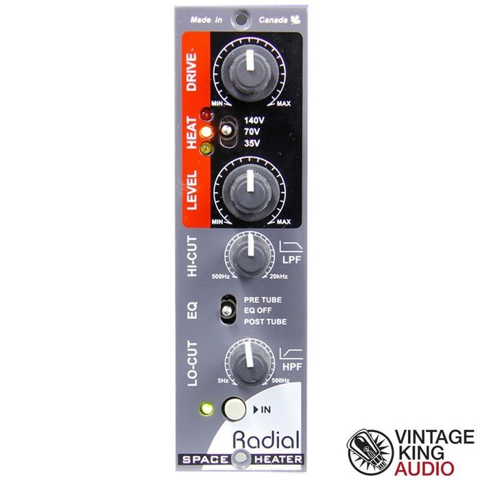 Radial Engineering Space Heater 500 Studio-grade tube distortion - 500 Series N2