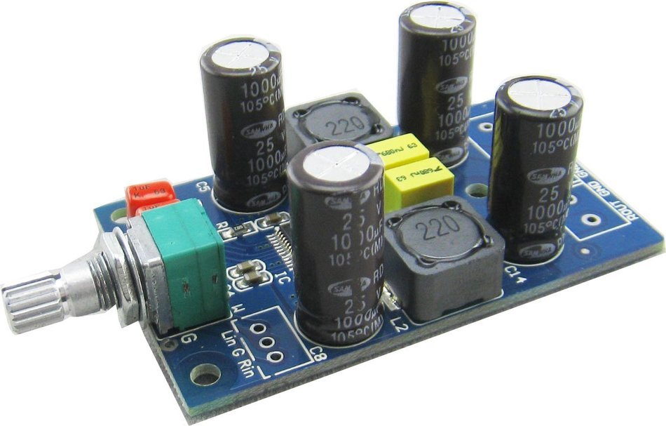 Yeeco DC 10V-25V 2X25W mini computer TPA3123 Class D digital amplifier board power amp Audio amplifier N4