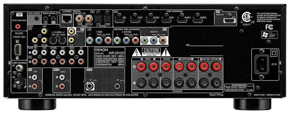 Denon AVR2312CI Integrated Network AV Surround Receiver (Discontinued by Manufacturer) N3