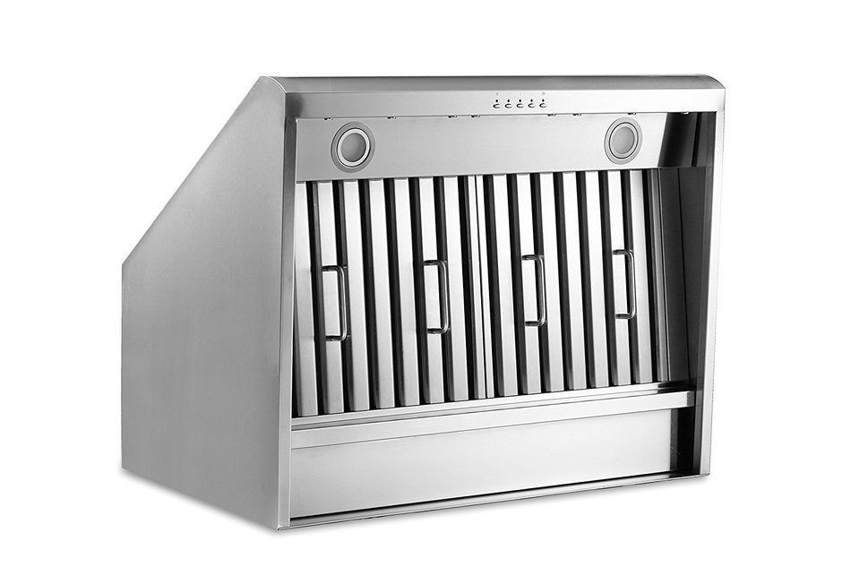Thorkitchen HRH3605U 36" Under Cabinet Range Hood with 900 CFM Push Control, Stainless Steel N3