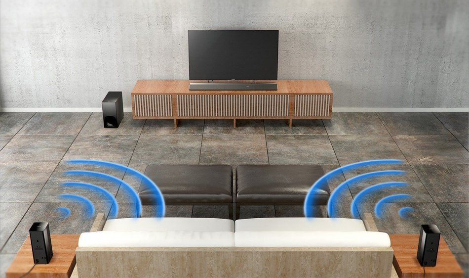 Sony HT-RT5 Soundbar with 2 Wireless Rear Speakers (550 W, S-Master HX, Clear Audio Plus, Dolby TrueHD, DTS-HD... N17