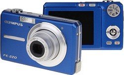 Olympus FE-220 7.1 MP Digital Camera (Blue)