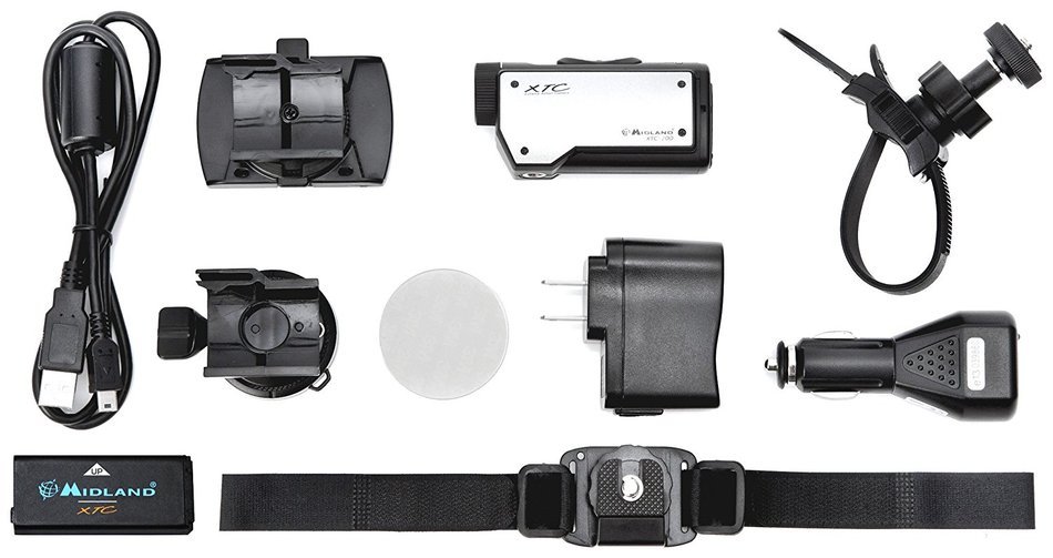 Midland XTC-200VP3 720p High Definition Wearable Action Camera with 4 Types of Mounts Included (Discontinued by... N4