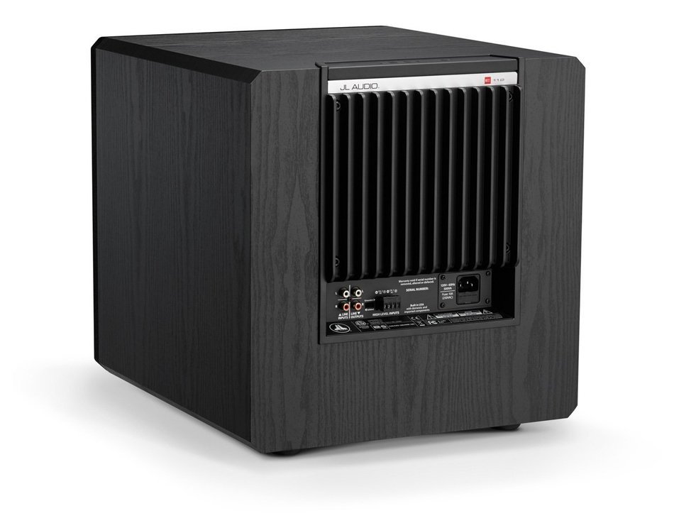 JL Audio E110 10" Powered Subwoofer (Black Ash) N6