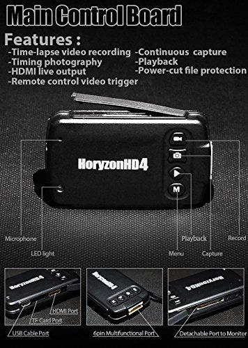 Foxtech HoryzonHD Full HD V4 1080P FPV Camera ModeI (80cm Cable Length) N8