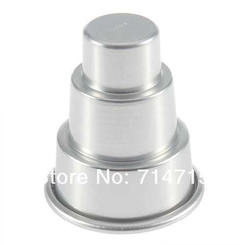 Fashion Special Pudding Mould DIY Mini 3-tier Cupcake Pudding Chocolate Cake Mold Baking Pan Mould Party Food N2