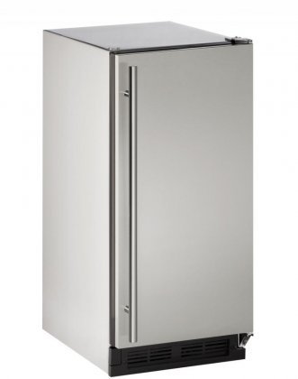 U-Line UBI1215SOD00B UBI1215SOD00B 15" Outdoor Series Outdoor Crescent Ice Maker with 25 lbs: Stainless Steel