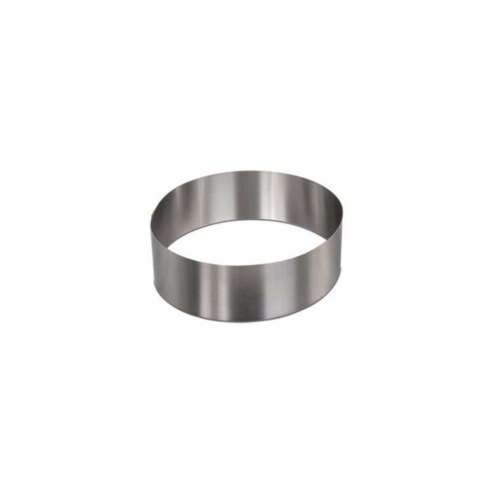 J.B. Prince M446 10 S/S 10"x3" Tall Cake Ring