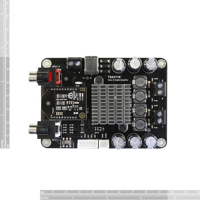 TSA3116 - 2 x 50W Class D Bluetooth Audio Amplifier Board N3