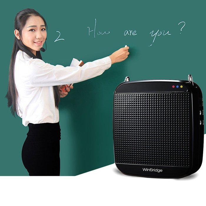 WinBridge WB003 High-Power 18W Portable PA Voice Amplifier with 7.4V/1200MAh Lithium Battery Suitable for Tour... N8