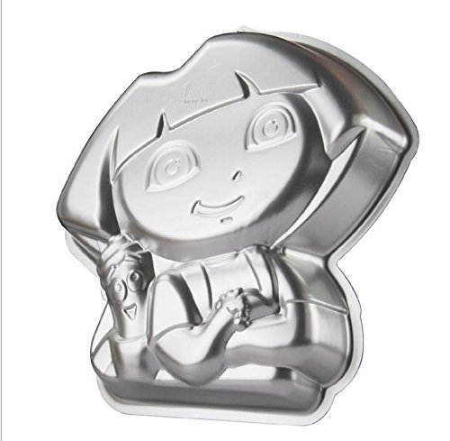Aluminum Alloy Little Girl Cake Mould / Cake Pan, Cartoon Design N3