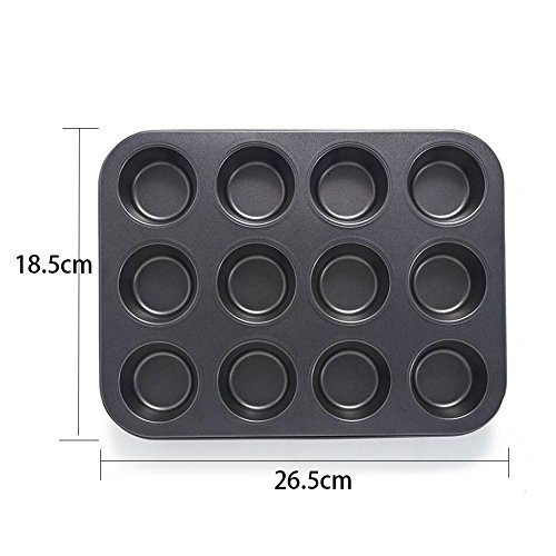 Gabkey 8 Cup Mini Rectangle Non-stick Toast Bread Cake Baking Pans Loaf Mould N17
