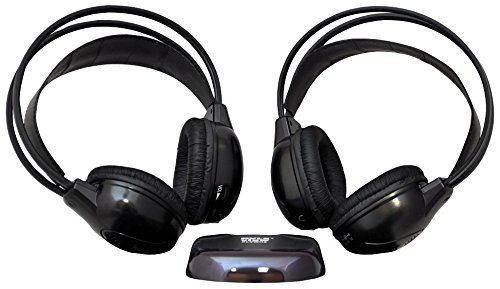 Pyle Pair of Wireless Headphones with Transmitter Dual channel by Pyle