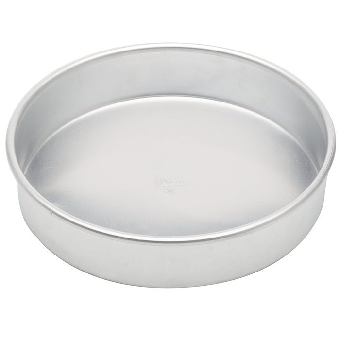 Ateco Aluminum Cake Pan with Removable Bottom, 6 by 3-Inch, Round N2