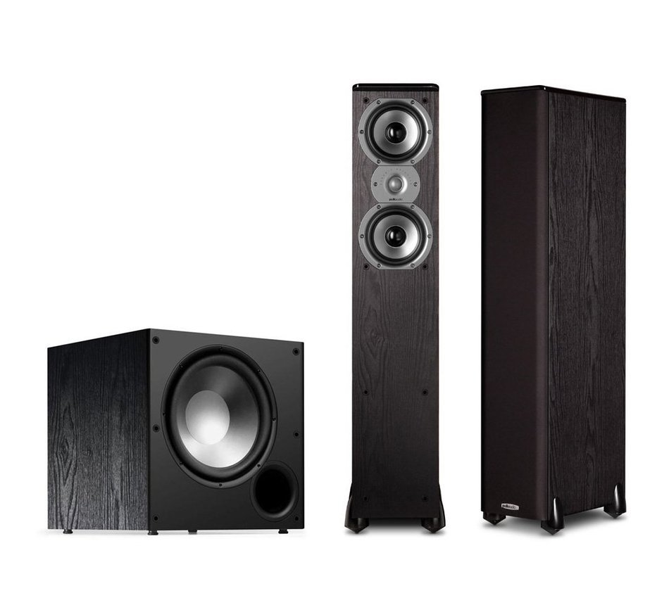 Polk Audio TSi300 2.1 Home Theater Speaker Package (Black)