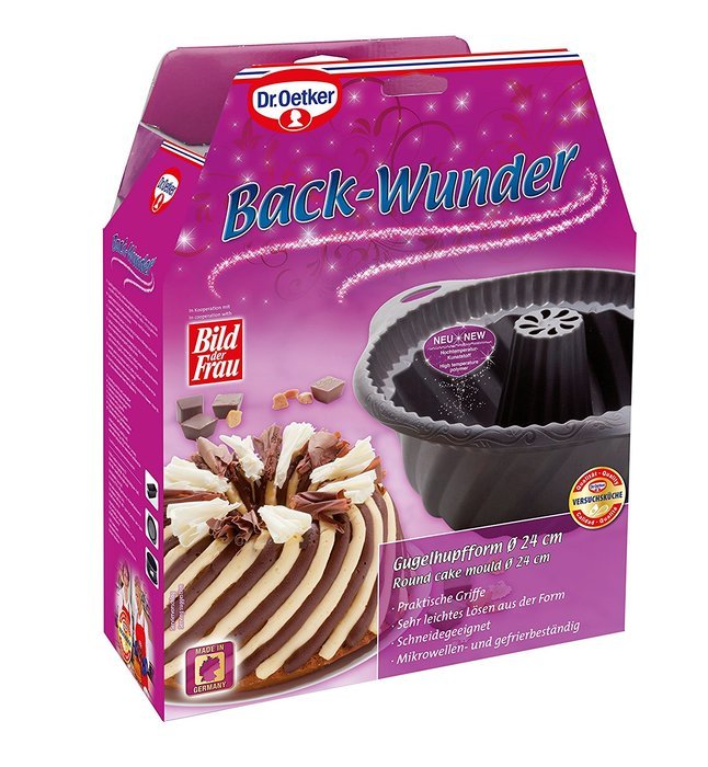 Dr Oetker Germany Bundt Cake Mold and Baking Pan One of a kind Made of High Temperature Plastic Makes Extracting... N2