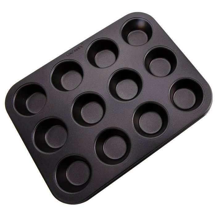 uxcell Casa-J Bakeware Muffin Pans 12 Cup Nonstick Stainless Steel Champagne N6