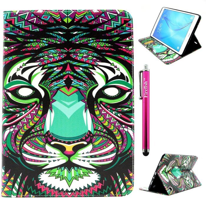 Tab A 9.7 Case, Firefish Kickstand Feature High Quality PU Leather Wallet with Card Slots Damage Resistance Case... N17