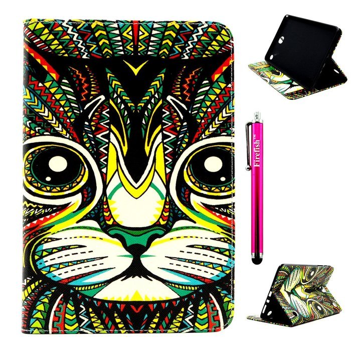 Tab A 9.7 Case, Firefish Kickstand Feature High Quality PU Leather Wallet with Card Slots Damage Resistance Case... N19