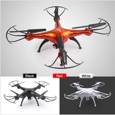 High quality Syma X5SW FPV RC Quadcopter Drone with WI-FI HD 2.4G 6-Axis Camera Drones RC Helicopter with 5 Battery... N6